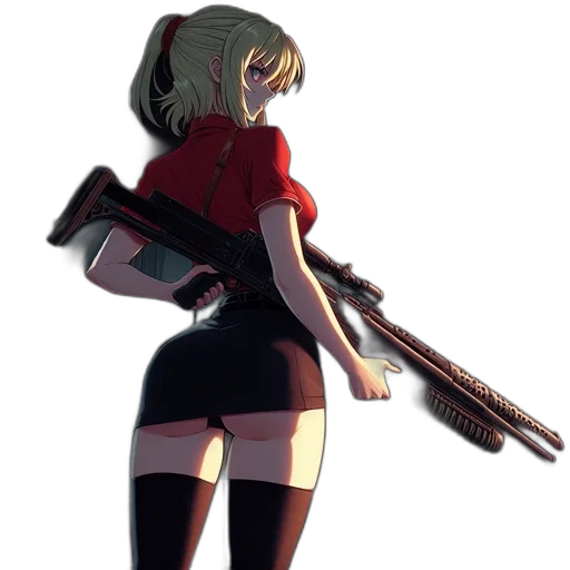weapon, staff, jacket, dress transparent PNG cut-out
