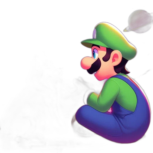 hat, concept art, 3d render, pixel art transparent PNG cut-out