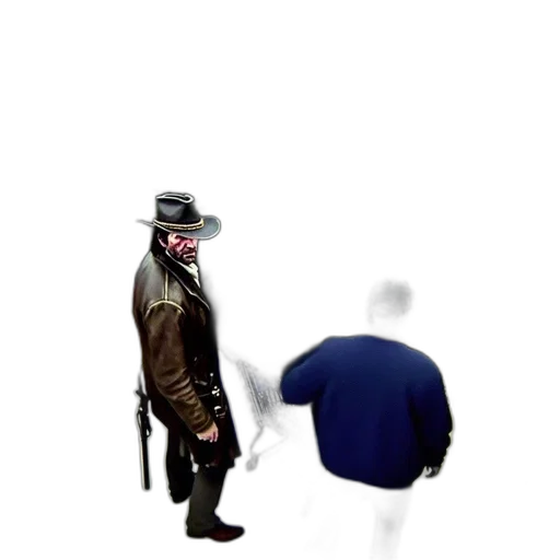 creature, jacket, mask, staff transparent PNG cut-out