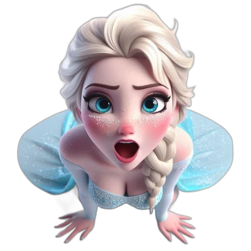 face, creature, 3d render, concept art transparent PNG cut-out