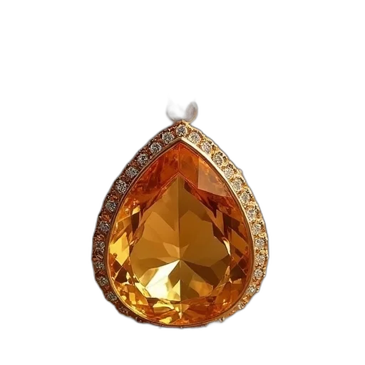jewelry, crown, golden, citrine transparent PNG cut-out