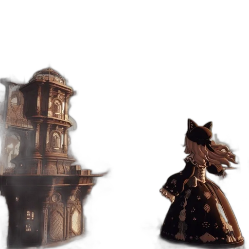 dress, crown, hat, concept art transparent PNG cut-out