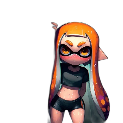 dress, mask, staff, weapon transparent PNG cut-out