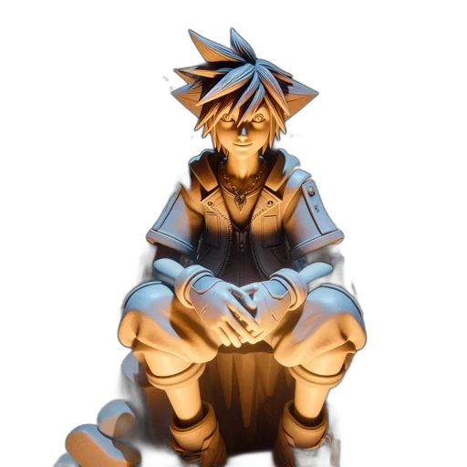concept art, 3d render, fantasy art, pixel art transparent PNG cut-out