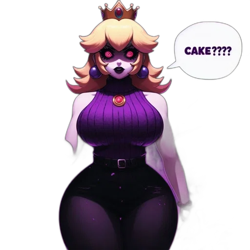 crown, dress, creature, concept art transparent PNG cut-out