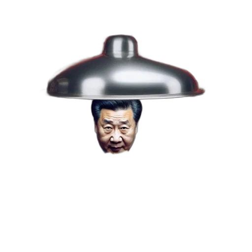 umbrella, hat, face, robot transparent PNG cut-out