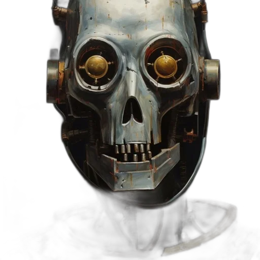 mask, robot, face, weapon transparent PNG cut-out