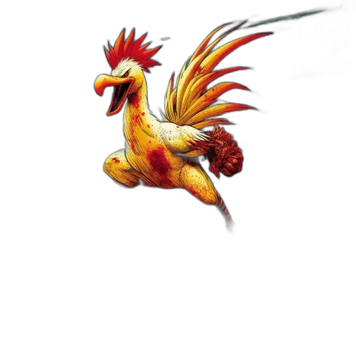 dragon, animal, staff, weapon transparent PNG cut-out