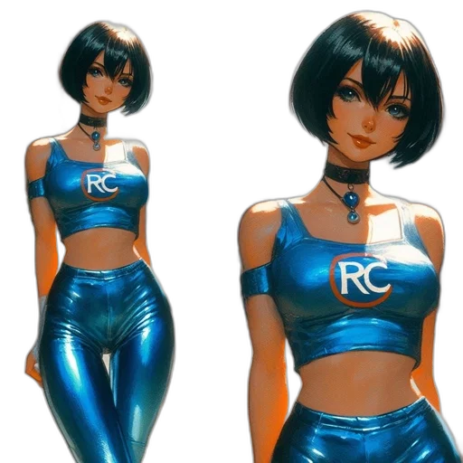 robot, dress, concept art, comic book art transparent PNG cut-out