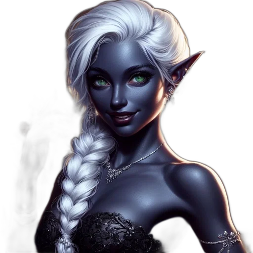 fantasy art, concept art, comic book art, photorealistic transparent PNG cut-out