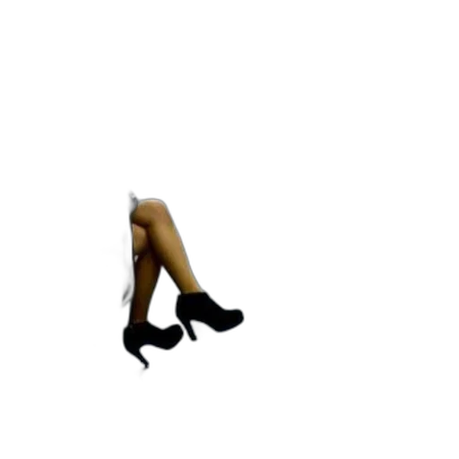 shoes, hair, creature, staff transparent PNG cut-out