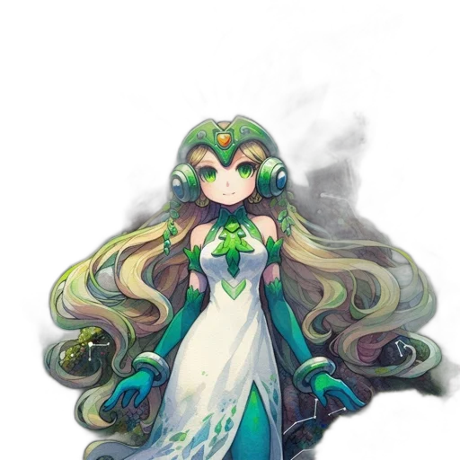 dress, crown, staff, mask transparent PNG cut-out