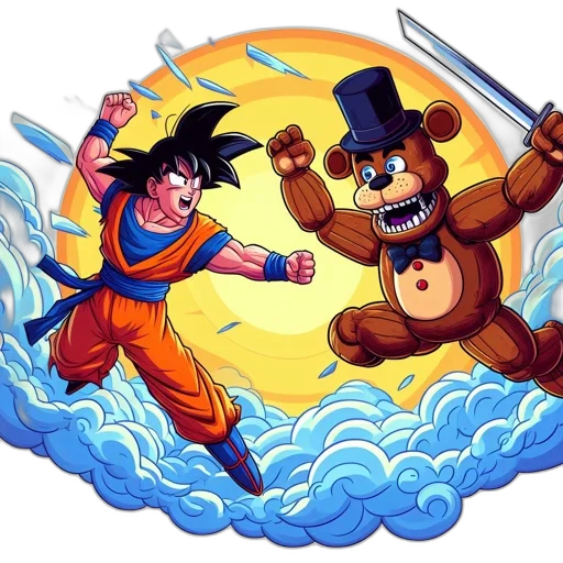 concept art, comic book art, cartoon, pixel art transparent PNG cut-out
