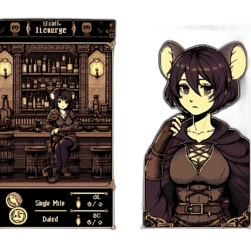 staff, weapon, pixel art, concept art transparent PNG cut-out