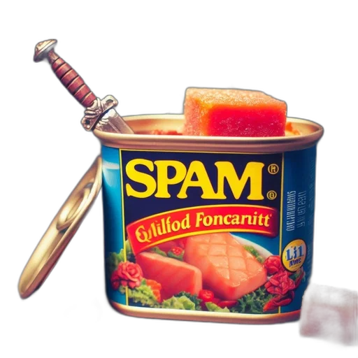 food, weapon, animal, spam transparent PNG cut-out