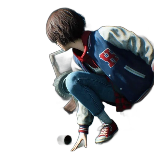 jacket, robot, concept art, 3d render transparent PNG cut-out