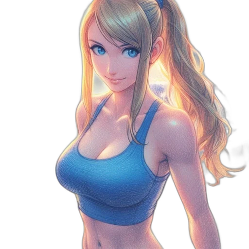 dress, anime, concept art, fantasy art transparent PNG cut-out