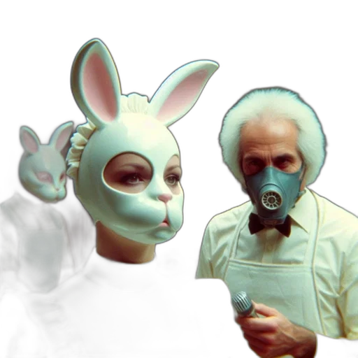 mask, creature, face, robot transparent PNG cut-out