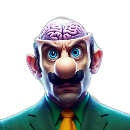 face, mask, crown, concept art transparent PNG cut-out