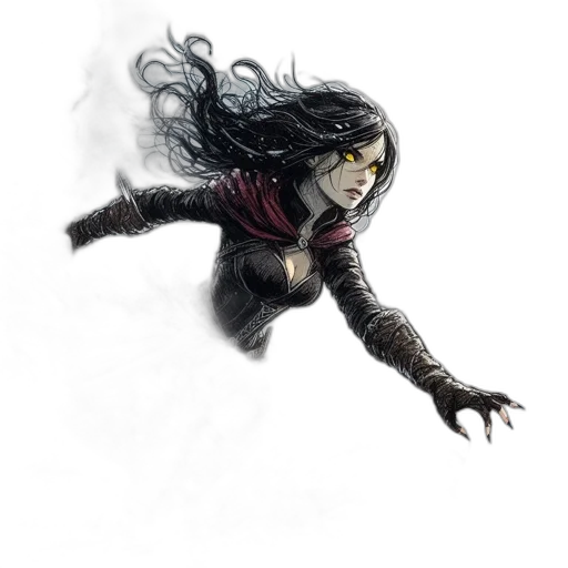 comic book art, concept art, fantasy art, pixel art transparent PNG cut-out