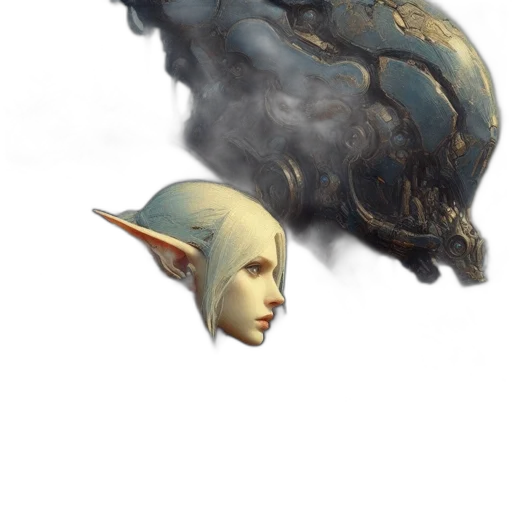 mask, dragon, face, creature transparent PNG cut-out
