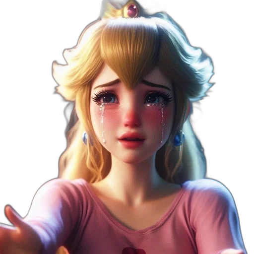 face, crown, concept art, 3d render transparent PNG cut-out