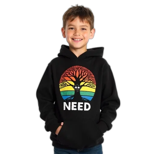 jacket, tree, young, boy transparent PNG cut-out