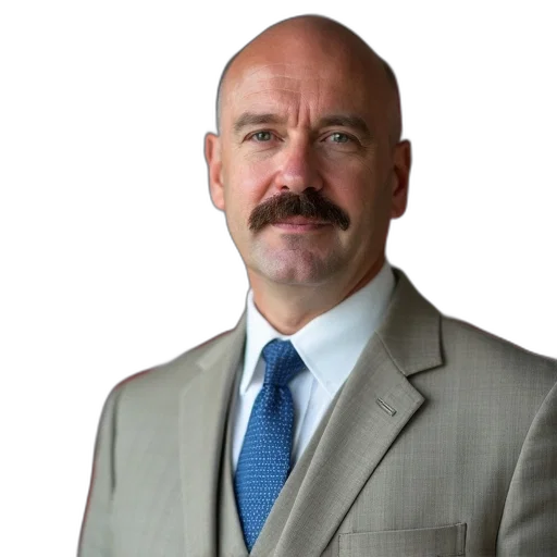 staff, man, bald, head transparent PNG cut-out