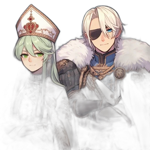 crown, mask, staff, sword transparent PNG cut-out