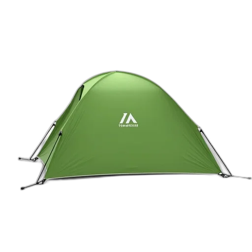 umbrella, 3d render, green, camping transparent PNG cut-out