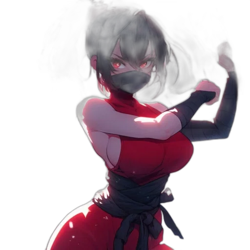dress, mask, weapon, staff transparent PNG cut-out