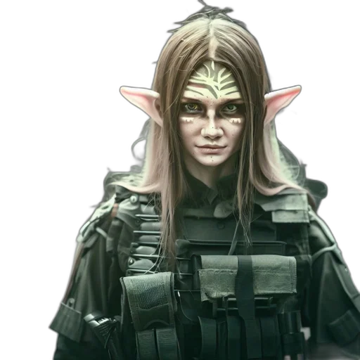 face, staff, mask, concept art transparent PNG cut-out
