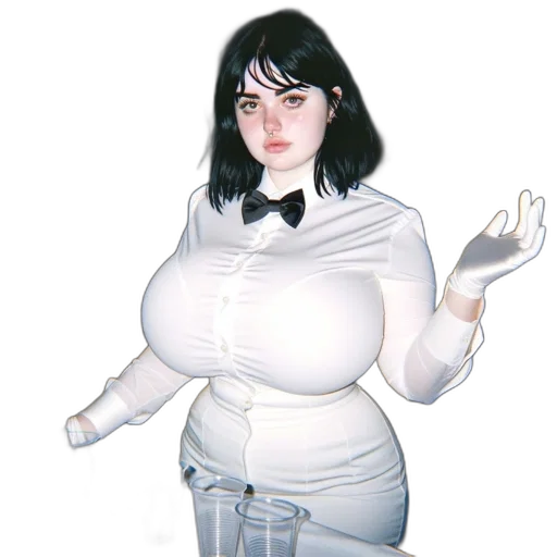 dress, robot, staff, jacket transparent PNG cut-out
