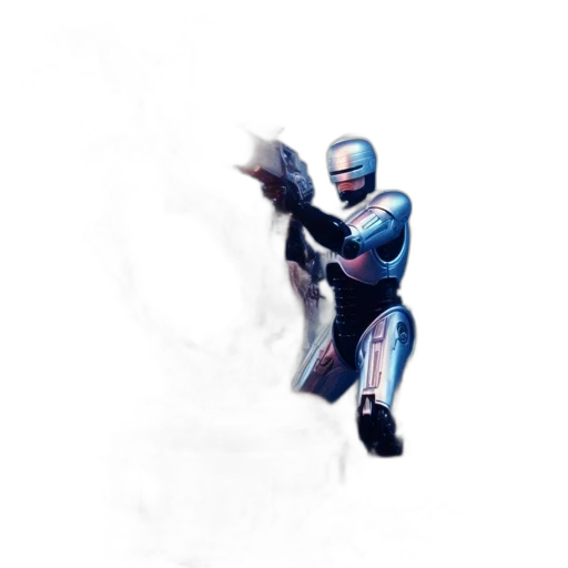 robot, weapon, staff, concept art transparent PNG cut-out