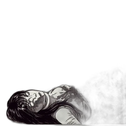 mask, face, hair, creature transparent PNG cut-out