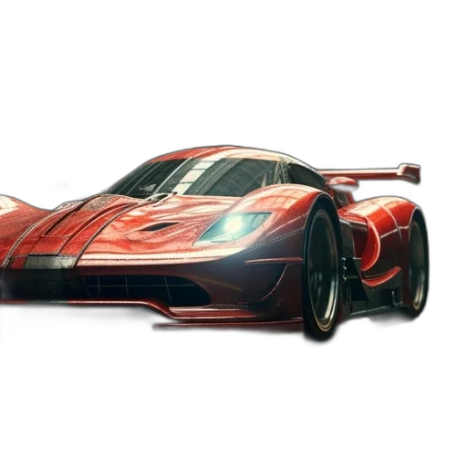 car, weapon, concept art, 3d render transparent PNG cut-out