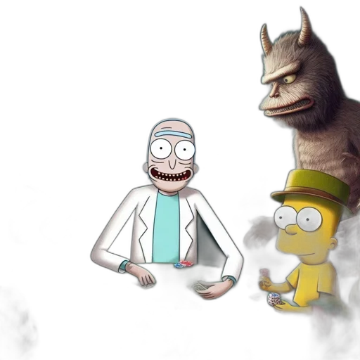 creature, animal, mask, staff transparent PNG cut-out