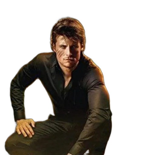 jacket, staff, face, weapon transparent PNG cut-out