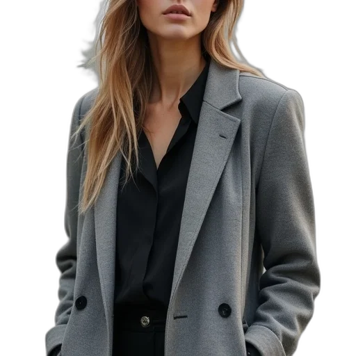 jacket, hat, staff, face transparent PNG cut-out