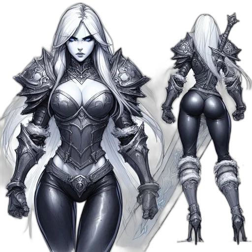concept art, comic book art, fantasy art, pixel art transparent PNG cut-out