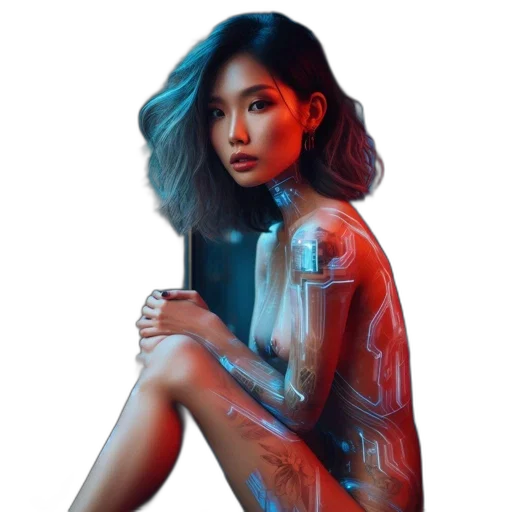 dress, face, umbrella, photorealistic transparent PNG cut-out