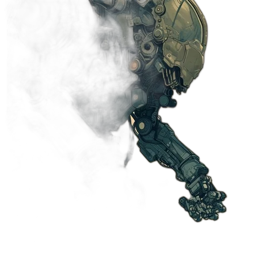robot, weapon, sword, mask transparent PNG cut-out