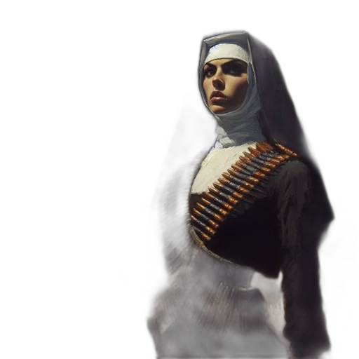 dress, face, mask, concept art transparent PNG cut-out