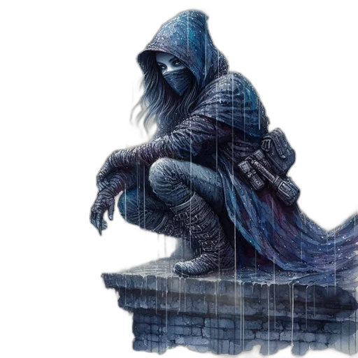jacket, cyberpunk, concept art, fantasy art transparent PNG cut-out