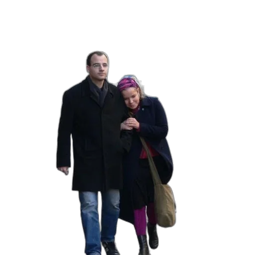 umbrella, jacket, hat, staff transparent PNG cut-out
