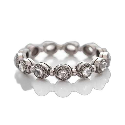jewelry, crown, silver, bracelet transparent PNG cut-out