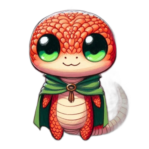 dragon, creature, staff, pixel art transparent PNG cut-out