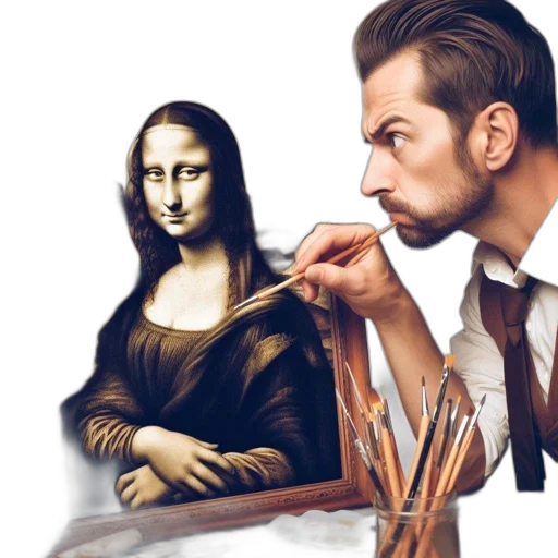 photorealistic, oil painting, fantasy art, concept art transparent PNG cut-out