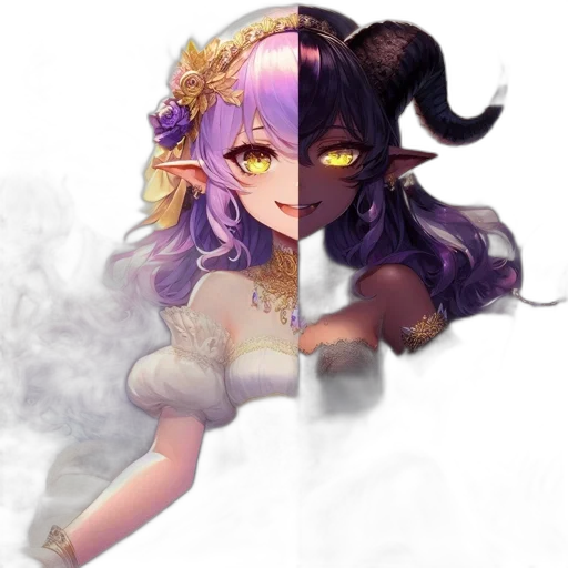 crown, mask, dress, staff transparent PNG cut-out