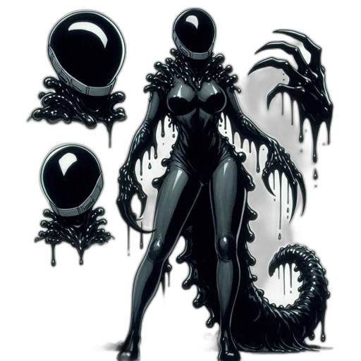 creature, concept art, comic book art, fantasy art transparent PNG cut-out